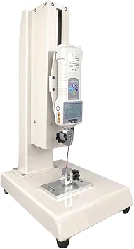 McbeAn Digital Force Gauge, Manual Force Gauge Stand, with Output Function, Hand Wheel Operated, 300mm/11.8 Stroke, with 5 Probe, Display Clear, for Tension and Compression Test, 20N
