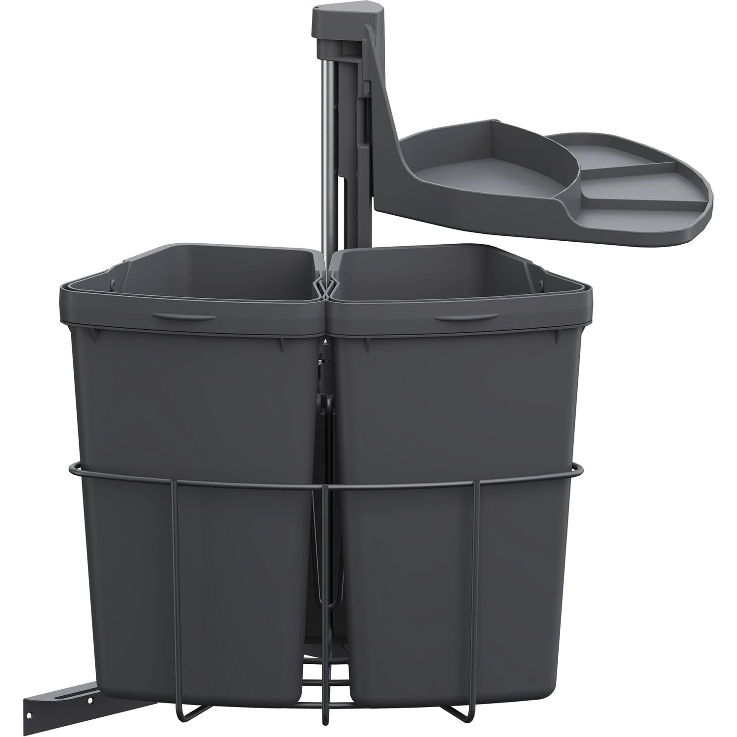 VS ENVI Built-in Waste Bin Centre 2-Compartment Lava