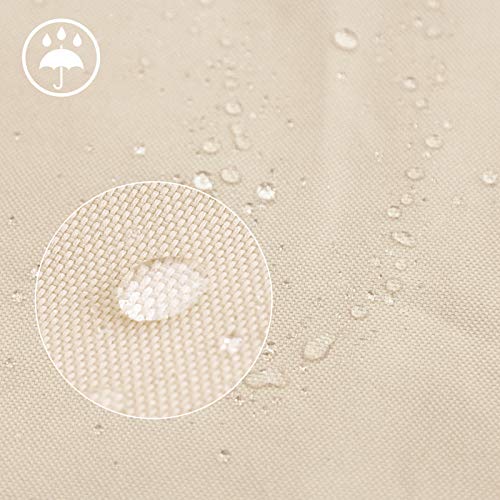 Gartenmöbel-Abdeckung von SONGMICS für Tisch und Stühle, Beige