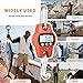 WISHSOM Hanging Scale 660lb/300kg - High-Accuracy Crane Scale with Aluminum Frame and LCD Display. Functions as Fishing Scale and Luggage Scale. for Farm, Hunting, Fitness, and Travel Weighing