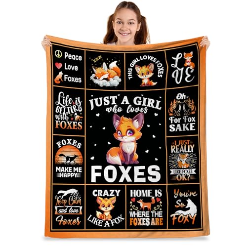 Kieetlan Just a Girl Who Loves Blankets, Fox Lovers
