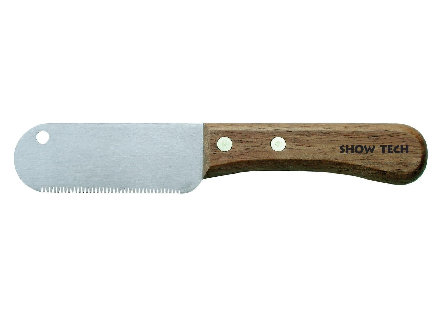 Show Tech Fine 40 Teeth XL Stripping Knife - Professional Grooming Tool for Finishing and Detailing | Perfect for Show Dogs