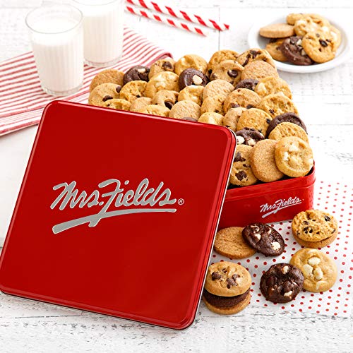 Mrs. Fields - 60 Nibblers Signature Tin, Assorted With 60 Nibblers Bite-Sized Cookies In Our 5 Signature Flavors (60 Count) #TOP1