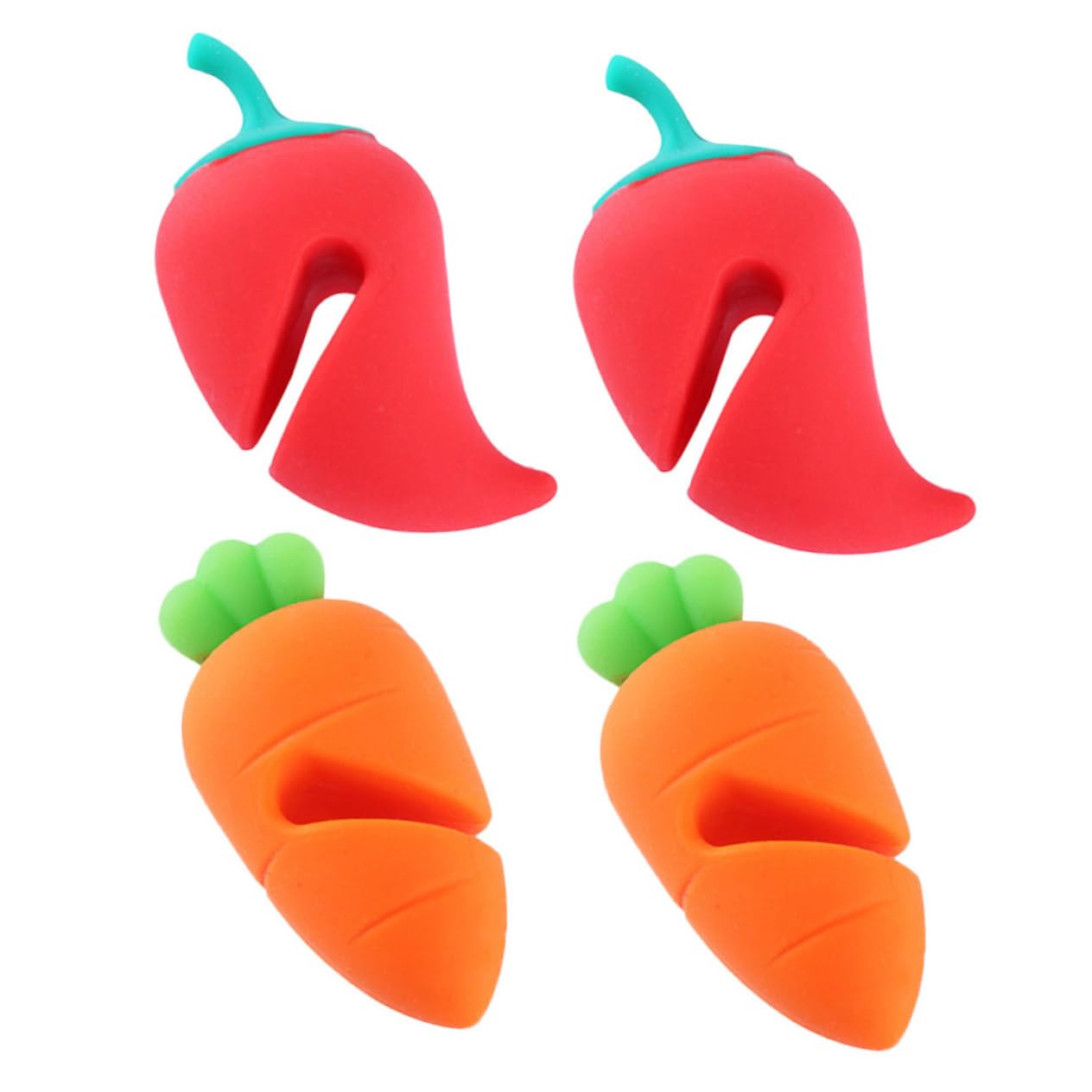 LABRIMP 4pcs Elevated Lid to Prevent Spillage Spill- Proof Lid Lifter Pan Lid Holder Pot Lid Lifter Pot Lid Lifts Silicone Spoon Rest Spill Stopper for Home Silica Gel Storage Box Oven