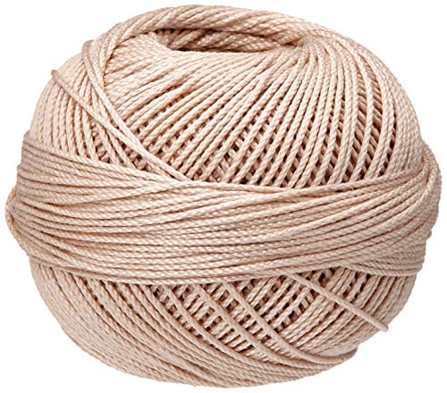 Handy Hands Lizbeth Egyptian Cotton Crochet, Tatting, Knitting Thread Size 3 (50 Grams 120 Yards) â HH03603, Ecru