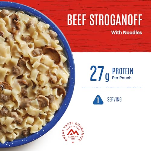 Mountain House Beef Stroganoff Pro-Pak | High Protein | Freeze-Dried Camping Meal | No Artificial Flavors, Colors or Preservatives | 1 Serving - Thumbnail 3