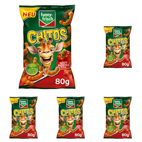 funny-frisch Chitos Juicy Paprika Style 80g (Packung mit 5)
