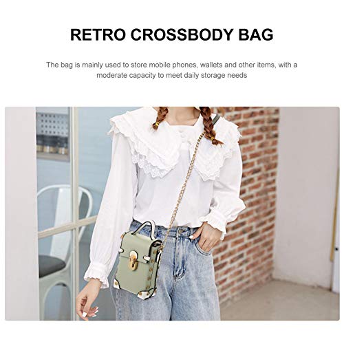 KESYOO Bolsa de Mensageiro Crossbody para Telefone Mini Bolsa de Corrente Quadrada de Moda Bolsa Bol