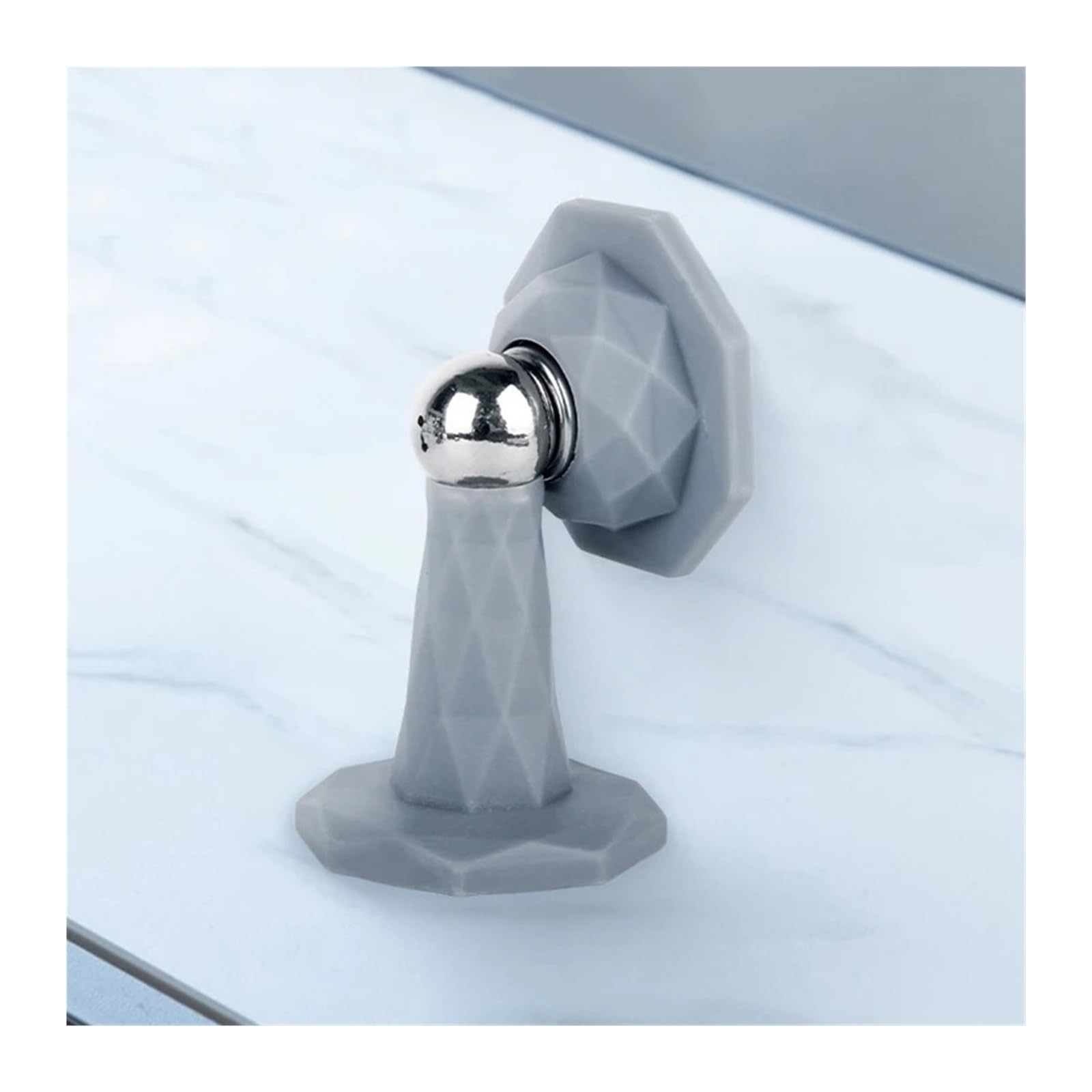 Tapón anticolisión de succión for puerta, soporte magnético fuerte for pegatinas silenciosas for baño(A White 90MM)