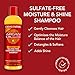 Creme of Nature Argan Oil from Morocco Sulfate-Free Moisture and Shine Shampoo and Intensive Conditioning Treatment Set, Hydrating Shine-Enhancing Hair Care Duo, 2 Count, 12 oz Each