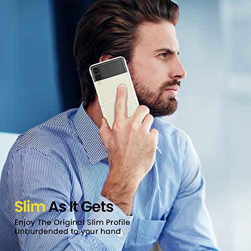 Image of VEGO for Galaxy Z Flip 3 2021 Case, 10X Anti-Yellow Heavy Duty Military-Grade Shockproof Protective Polycarbonate Phone Case, Slim Thin Cover for Samsung Galaxy Z Flip 3 5G - Full Clear