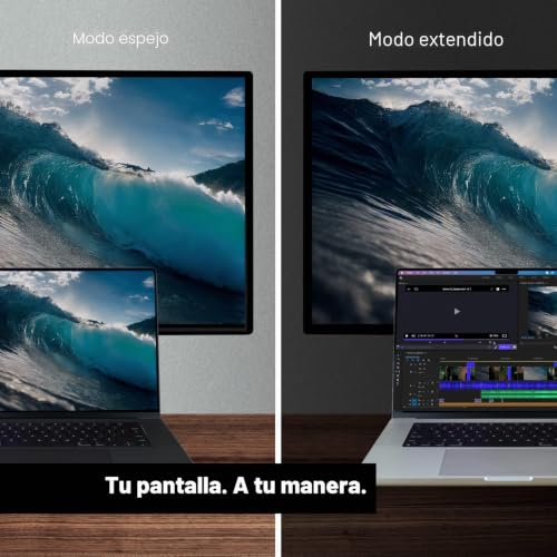 Adaptador DP 2.0 a HDMI 2.1 activo compatible con HDR y Eyefinity 8K 4