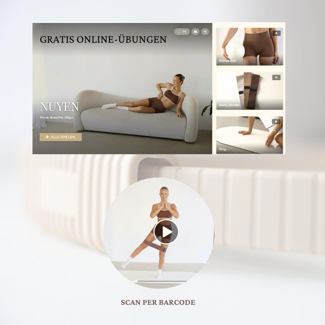 Pilates Ring Widerstandsring – Yoga & Fitness Circle für Beine, Po, Arme & Core – Gym Ring für Pilates, Home Workout & Ganzkörpertraining - Perfekt für Einsteiger!