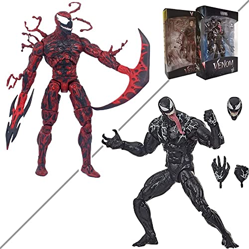 Venom Legends Series - Carnage Action Figure -7inch Carnage Venom Toy Action Figure Anime, Collectible Figures Venom Statue Toy Action Figures Anime Toy Decoration Ornaments Gift (Venom+Carnage) Venom Legends Series - Carnage Action Figure -7inch Carnage Venom Toy Action Figure Anime, Collectible Figures Venom Statue Toy Action Figures Anime Toy Decoration Ornaments Gift (Venom+Carnage)
