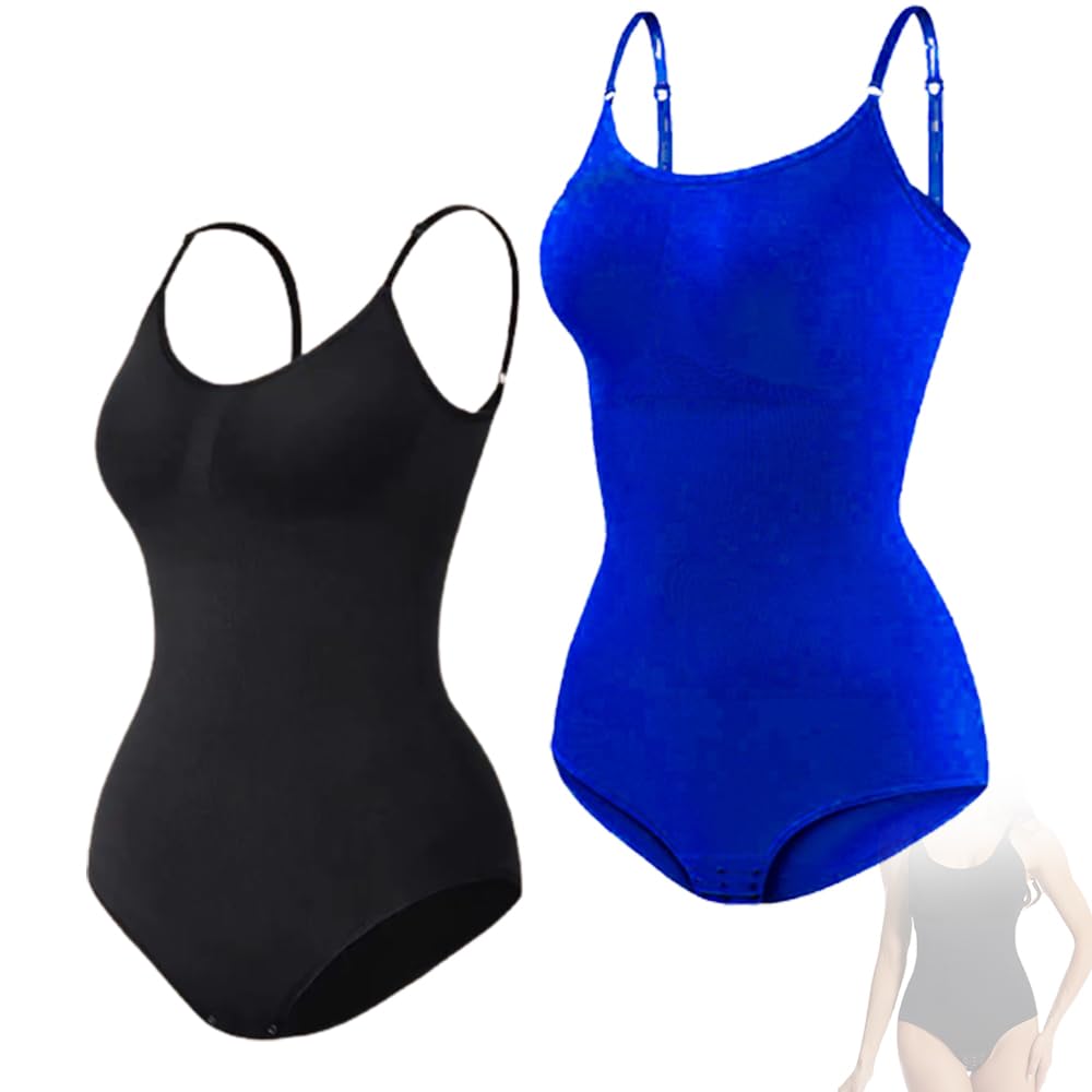 WLLhxyxCOLORIVE Ion Sculpting Bodysuit with Snaps,Breathable Body Shaper for Women,Women's Bodysuits