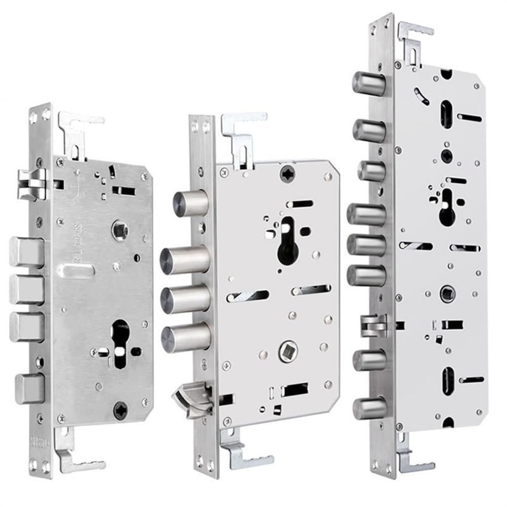 Serrure encastrée 6068 en acier inoxydable 24x240 mm pour porte de sécurité