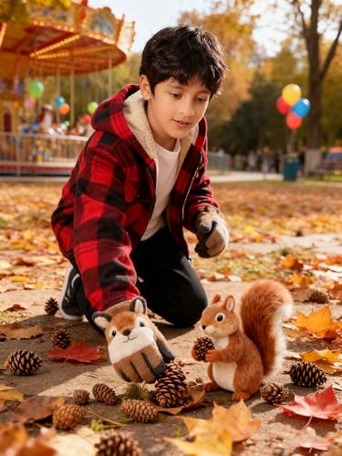Image of Boys Fleece Jacket with Hood Unisex Child Sherpa Lined Zip Up Warm Coat Hooded Sweatshirt Outerwear