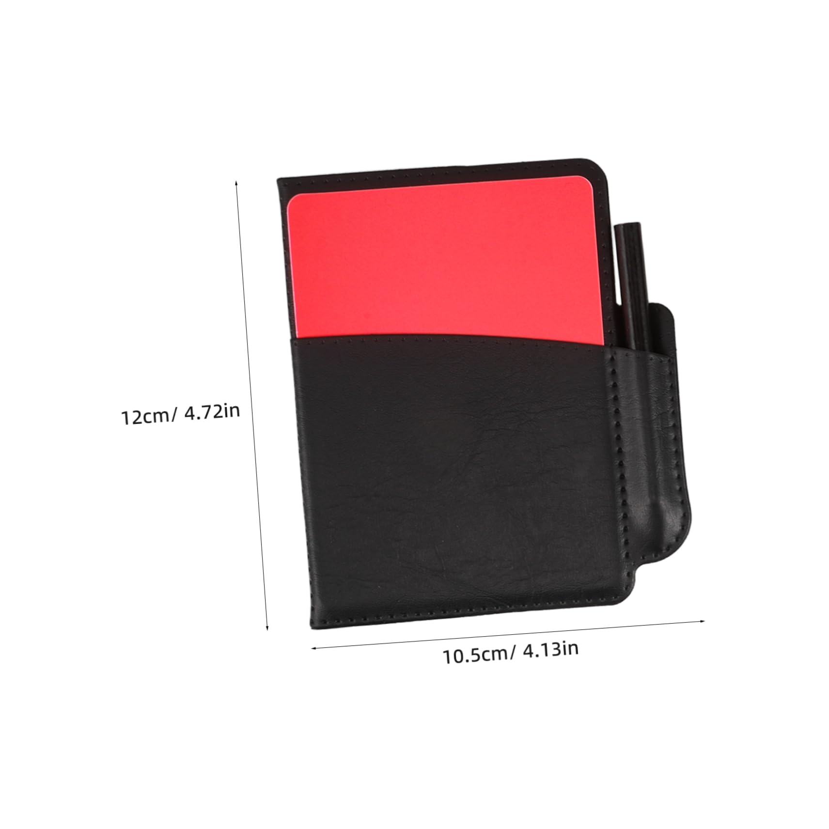 BRIGHTFUFU Match Essential Soccer Referee Kit Red Yellow Cards Score Book Pencil Training Tools