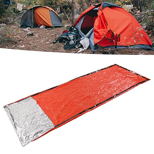Bolsa de dormir de supervivencia de emergencia TITA-DONG, film de aluminio PE, saco térmico portátil impermeable para camping y senderismo miniatura 2