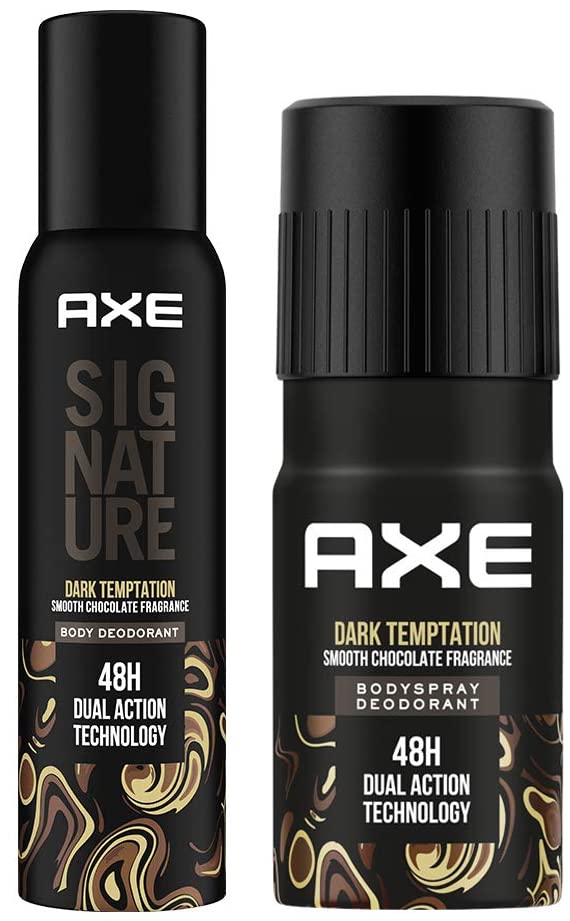 Image of Axe Dark Temptation Deodorant Bodyspray For Men, 150ml & Signature Dark Temptation Body Perfume, 154ml