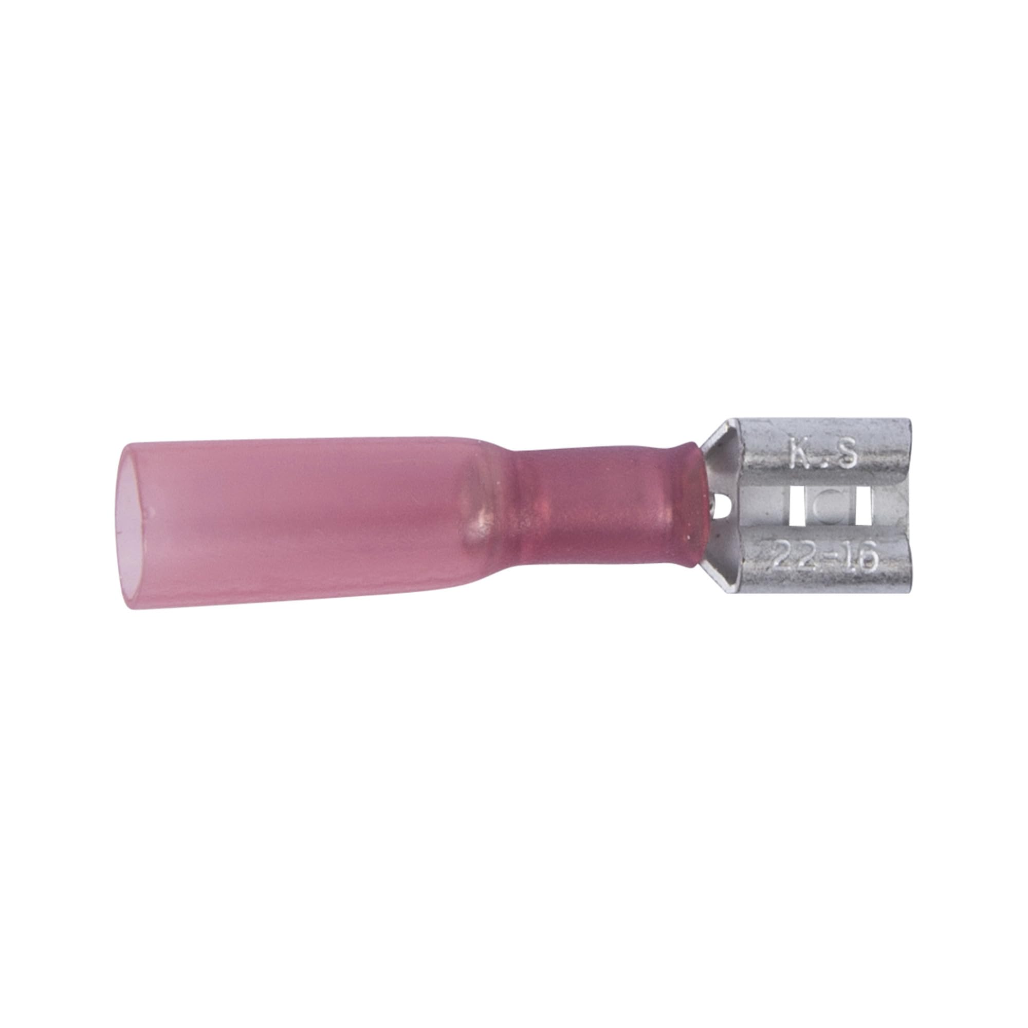 Calterm 65741 Adhesive Lined Heat Shrink Connects, 22-18 AWG, 10 Pk, Red, 6 Piece