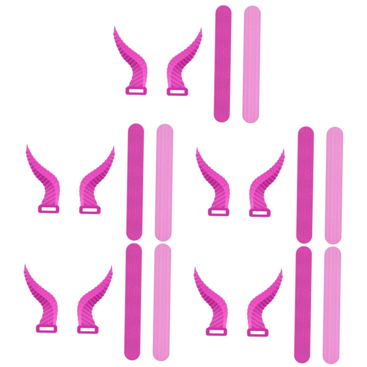 5 Pares Auriculares Decorativos de Silicona para Diadema Accesorios para Auriculares para Cosplay y Fiestas Brillante
