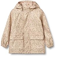 Wheat Girl/'s Mädchen Regen und Matsch Ollo Jacke Wasserdicht-8.000 Wassersäule-winddicht Grs aus Recyceltem Material rain Jacket, 9521 Rose Flower Field, 122