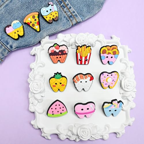 Image of Cute Pins Bulk, Funny Lapel Badge Pins Rubber Brooch Pins for Backpacks, Hats, Bags