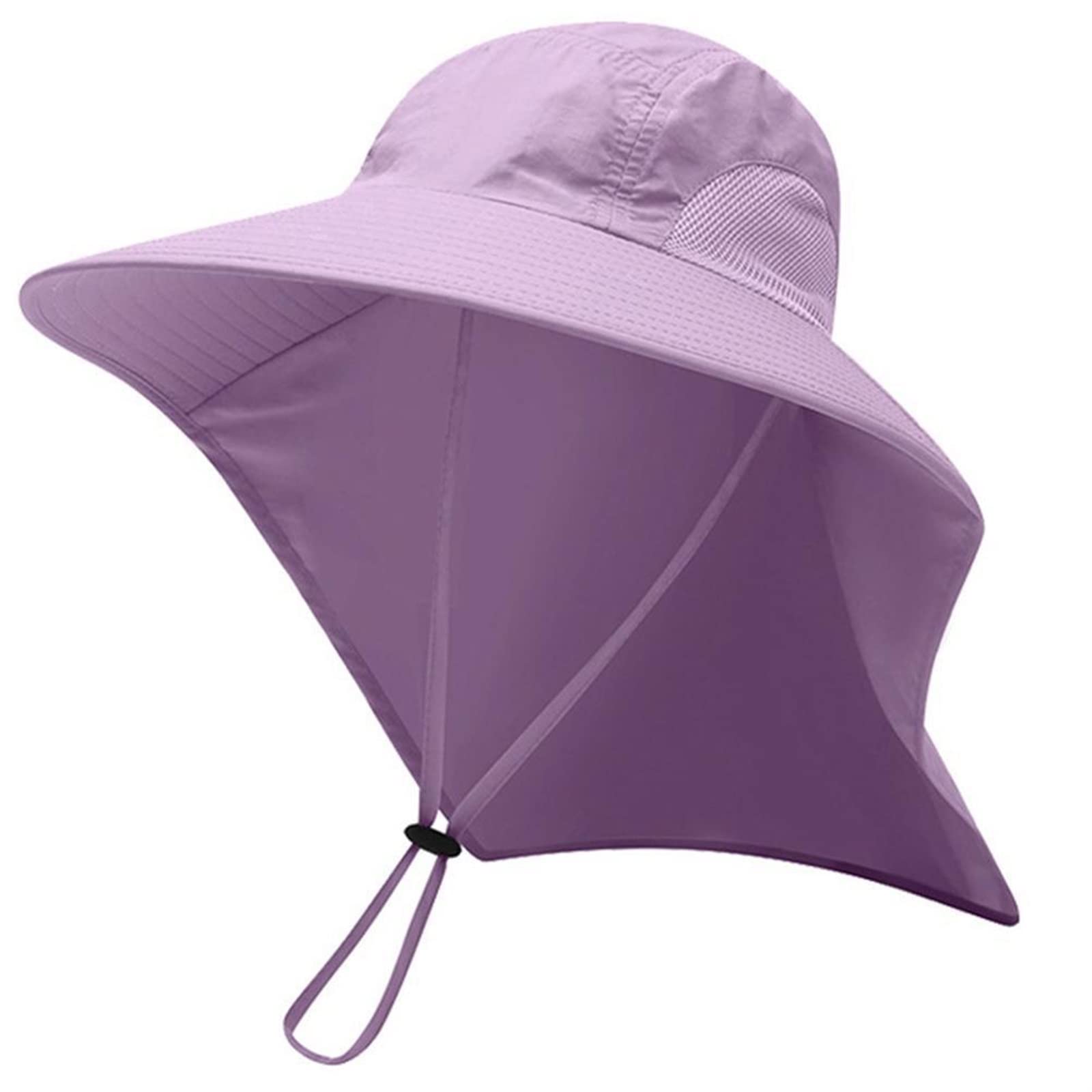 Chapeau de randonnée XTYPE violet contre la chaleur avec rabat de cou protecteur