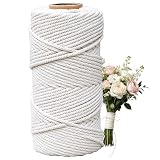 Makramee Garn 3mm x 200m, Baumwollgarn – Beige