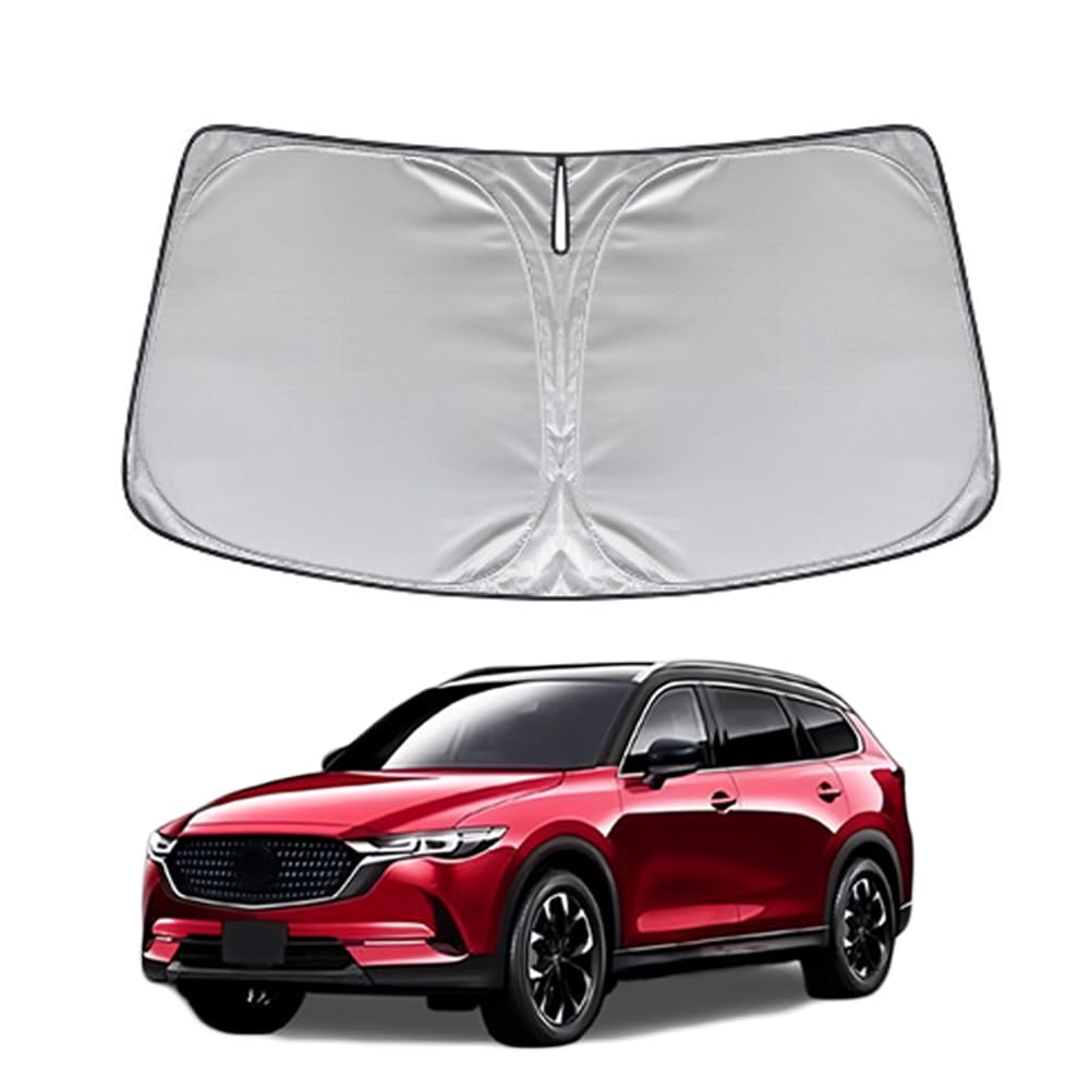 値下げしました‼️さぁ暑い季節になってきました‼️CX-8 フロントサンシェード Amazon.co.jp: マツダ との互換性あり CX-8 サンシェード