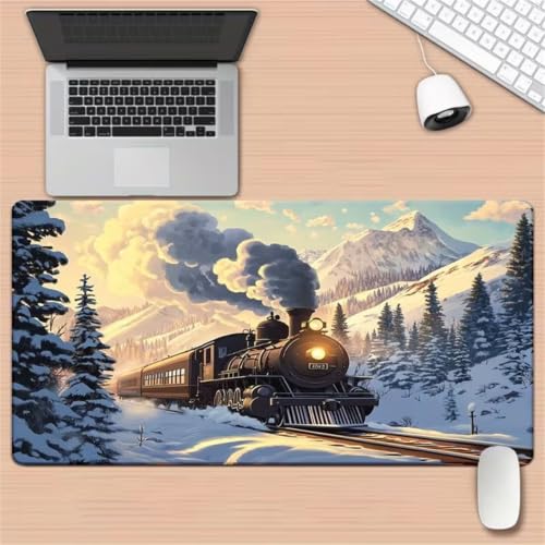 Tapis de souris gaming XXL anti-glisse pour stabiliser votre clavier de bureau
