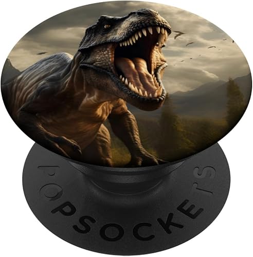 T-Rex - Tiranosaurio prehistórico Rex dinosaurio para niños, jóvenes y hombres, PopSockets estándar PopGrip