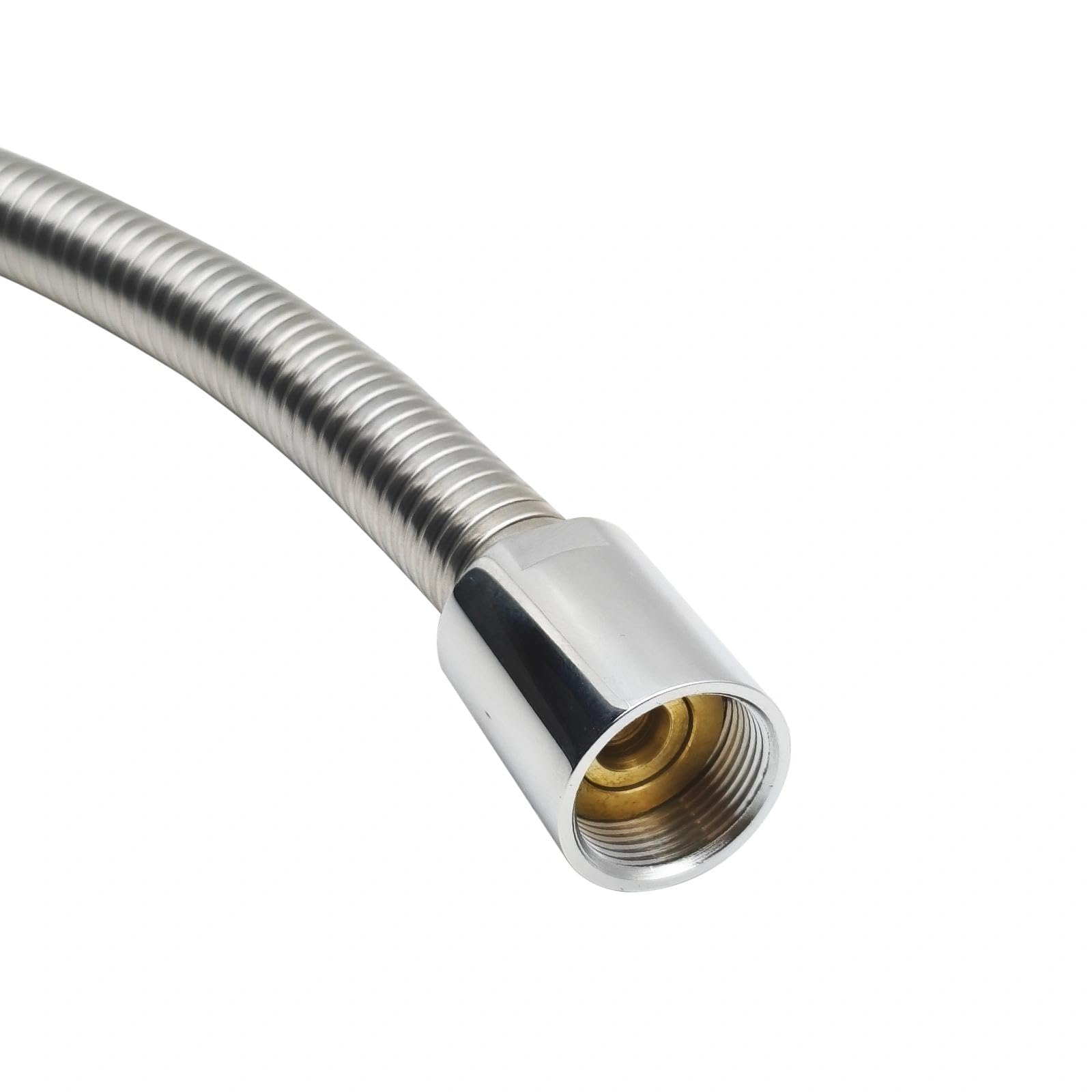Achelous Manguera de acero inoxidable de 18 pulgadas para grifos de fregadero de cocina comercial, manguera flexible de repuesto