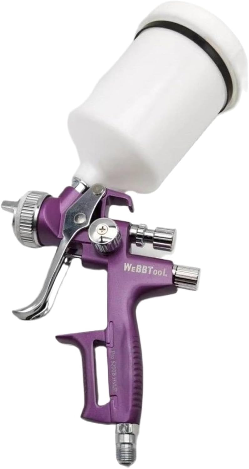 1pc 5200B High Efficiency Paint Spray Air Spray 1.3/1.7/2.0mm Nozzle Painted Sprayer for Car Varnish Spray Paint(1.7MM)