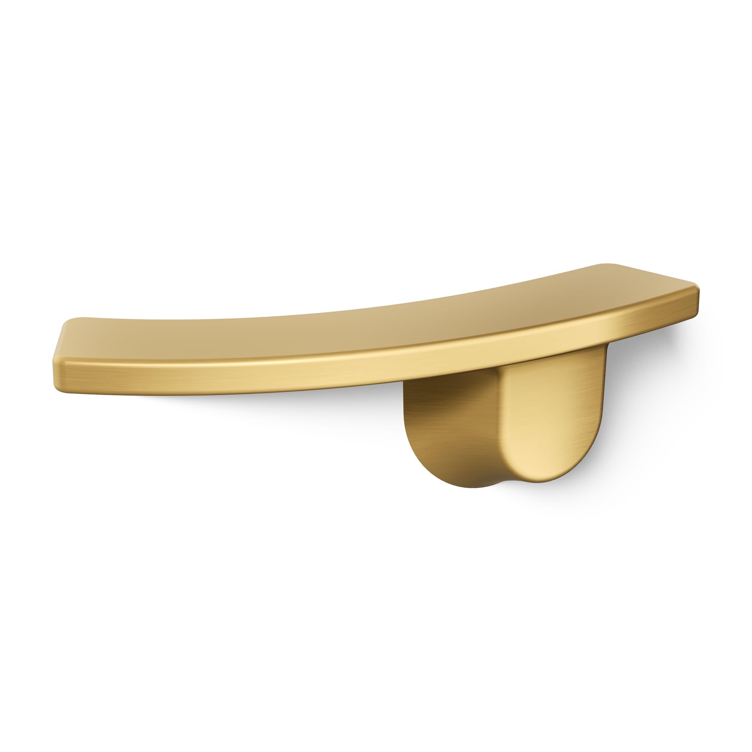 KOHLER K-21261-L-2MB Faucet mitigeur évier monotrou design contemporain or mat