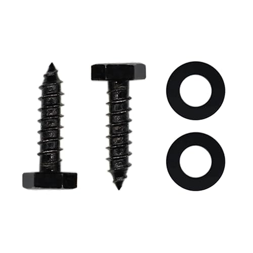 25 tornillos de retraso hexagonales de acero inoxidable de 14" x 2", arandelas incluidas