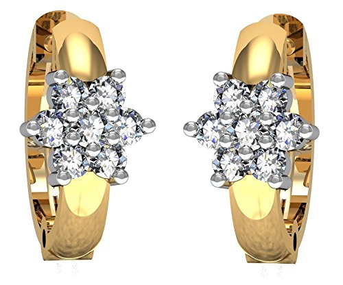 New Collection 14k (585) Yellow Gold Stud Earrings-image-6