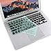 MOSISO Premium Ultra Thin Keyboard Cover Protector Soft TPU Skin Compatible MacBook Pro 13 Inch, 15 Inch (with or Without Retina Display, 2015 or Older Version) MacBook Air 13 Inch, Mint Green