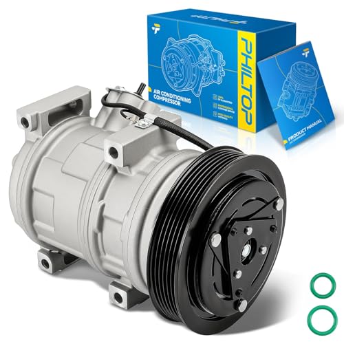 Image of PHILTOP 158334 NEW Air Conditioner AC Compressor with Clutch for Acura MDX 2007-2013, ZDX 2010-2013, Honda Odyssey 2008-2017, Pilot 2008-2015, Ridgeline 2009-2014