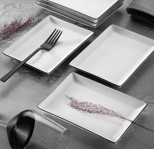 Luminarc Neo Carine Servizio Da Tavola In Vetro Opale Per 6 Persone, 18 Pezzi, Extra Resistente Bianco Nuovo Modello 89512314