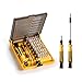 Screwdrivers Set, 45 in 1 Precision Screwdriver Tool Kit Compact Repair Maintenance Opening Pry Set with Tweezers and Extension Shaft for Cell Phone Laptop Pad and Home Appliances Disassemble