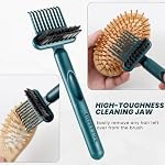 Brush Cleaning Tool 2-In-1 Comb Cleaner Effective Hairbrush Cleaner Small and Portable Suitable for Travel,Good Comb Brush for Women - Image 3