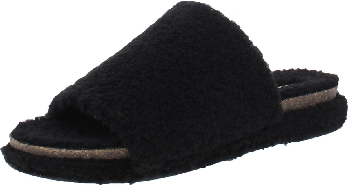 Lucky Brand Women's LK-GADINI Slipper, Black, 7.5