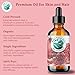 Bella Terra Oils - Organic Pomegranate Seed Oil 8 oz - Rich in Nutrients for Skin Hydration, Cold-Pressed from Organic Pomegranate Kernels