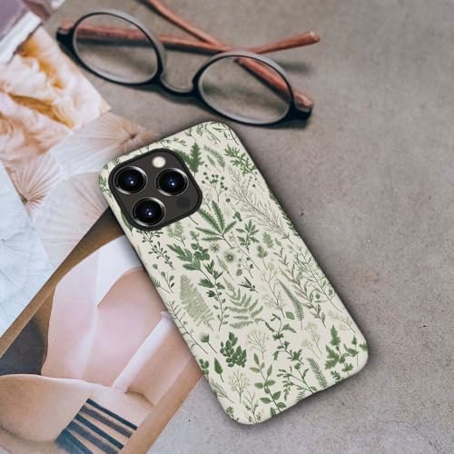 Coque iPhone 14 Pro Max anti-rayures motif fleur vintage douce - 6