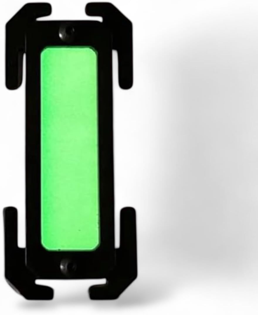 ONE Shear® Glow-in-the-Dark MOLLE Markers – Tactical 1” Web Gear Attachments for Vests, Patch Panels, Backpacks & Outdoor EDC – MOLLE Accessories & Glow Gear – 2 Pack