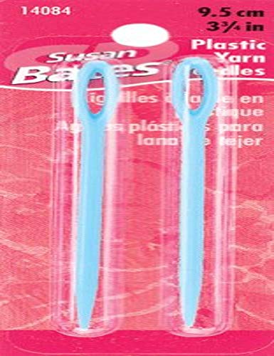 Susan Bates 14084 Plastic Yarn Needles, 3 to 3/4-Inch, 2-Pack