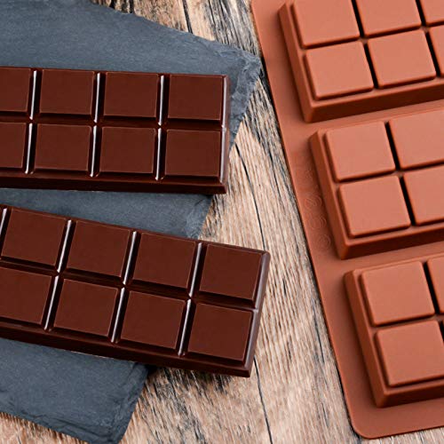 image for Fimary Break Apart Chocolate Molds Protein and Engery Bar Silicone Mol