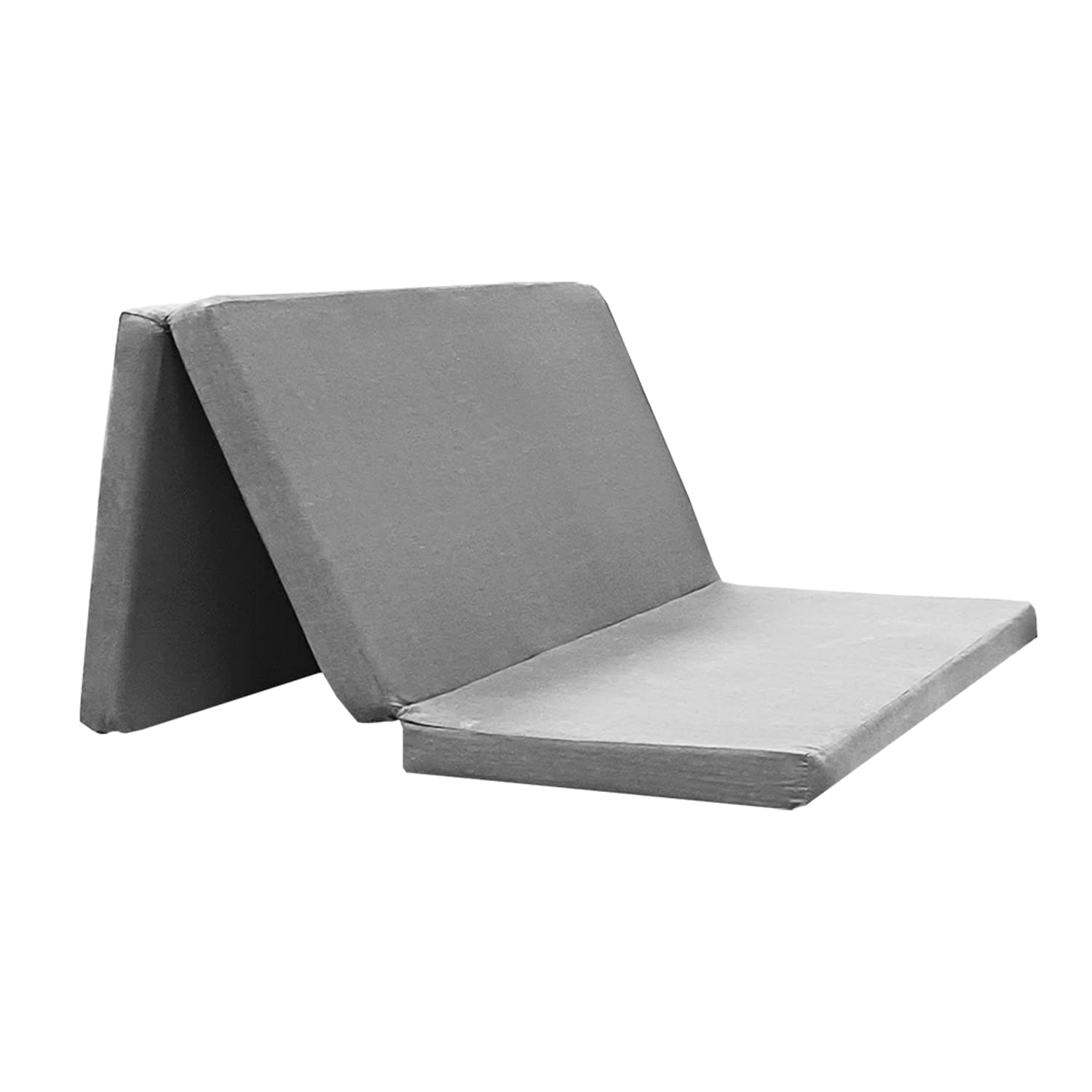 Matelas pliable avec mousse viscoélastique Camper pour Berlingo, Partner, Kangoo, Dokker, Caddy, Doblo, Transit Connect, NV200, gris